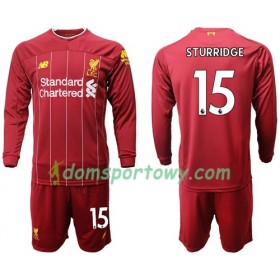 Koszulka Liverpool Sturridge 15 Dziecięcy Domowe Koszulki Piłkarskie 2019-2020 Długi Rękaw